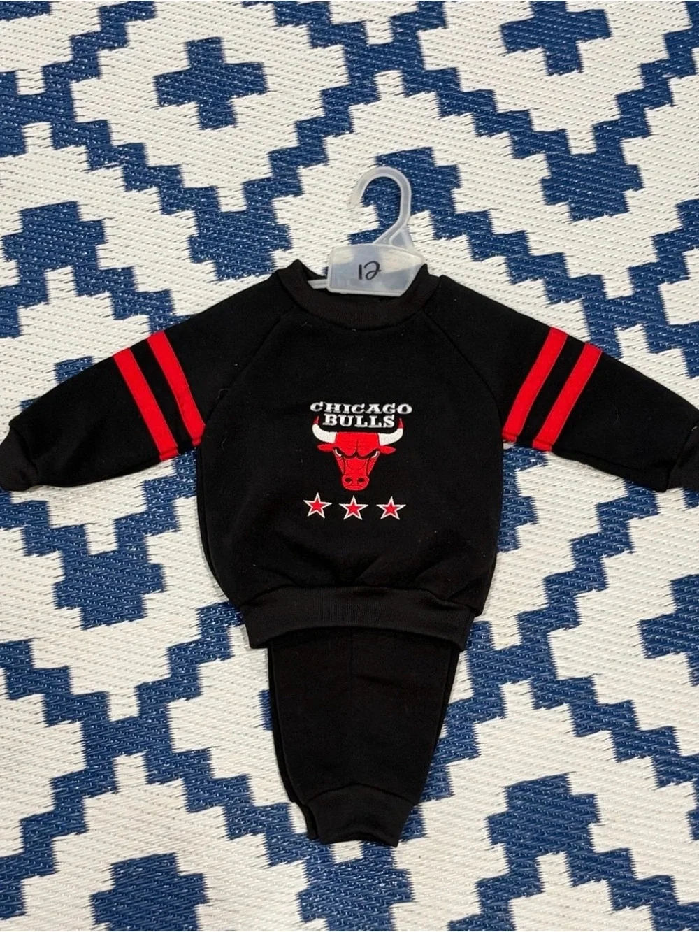 Vintage Chicago Bulls Sweatshirt and Sweatpants Set Size 12 Months New